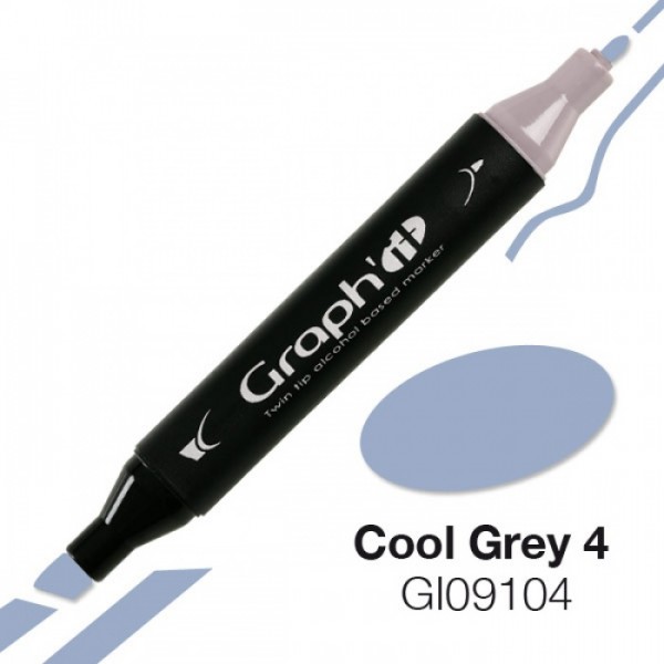 Graph'it marker 9104 Cool Grey 4