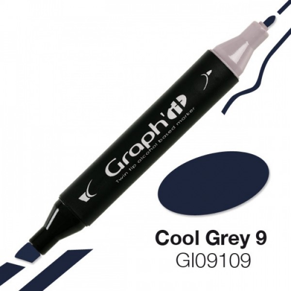 Graph'it marker 9109 Cool Grey 9