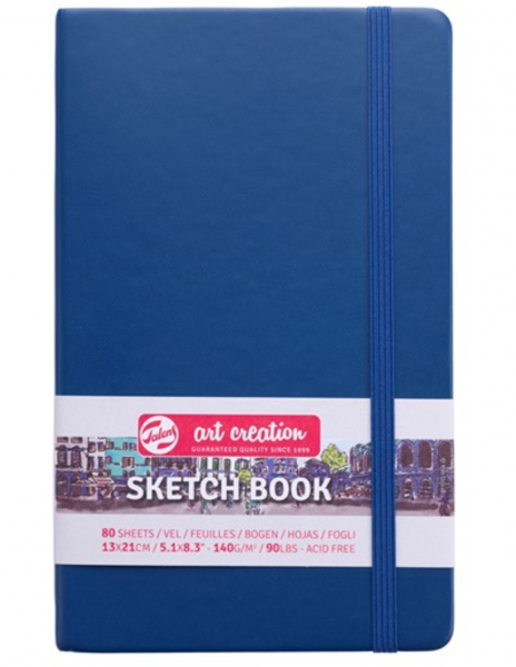 Schetsboekje Navy Blue 13x21cm Talens ArtCreation