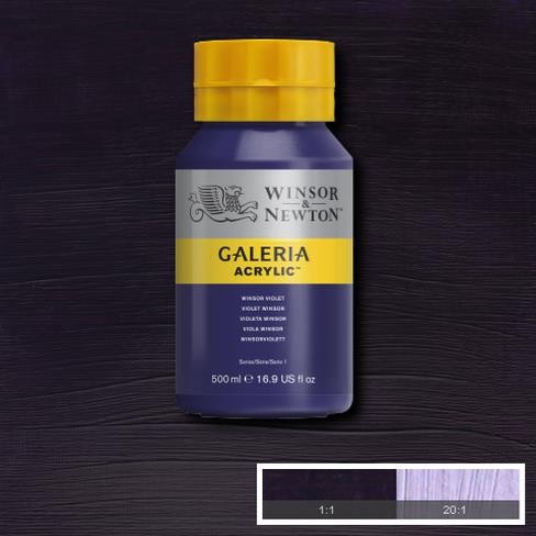 500ml 728 S1 Winsor Violet Galeria Acryl