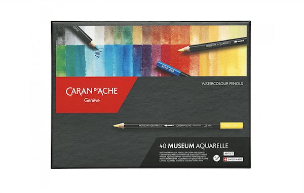 Museum “aquarel” doos 40 kleuren set Caran D'Ache