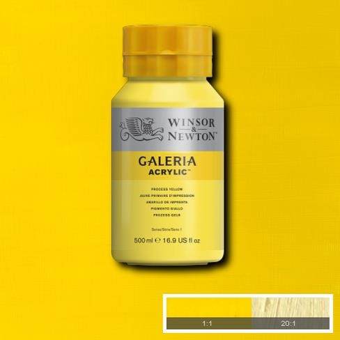 Galeria Acryl 500ml 537 S1 Process Yellow