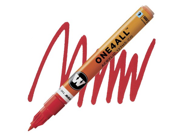 127HS 1.5mm TRAFFIC REDMolotow One4All Acryl Marker