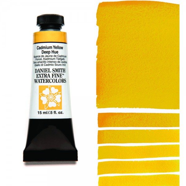 Cadmium Yellow Deep Hue Serie 3 Watercolor 15 ml. Daniel Smith Aquarelverf