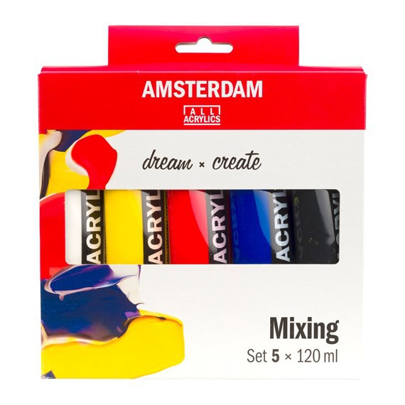 Amsterdam Acrylverf Mixing Set 5 x 120 ml