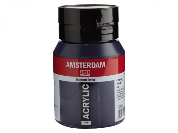 Amsterdam Acryl 500ml 566 Pruisischblauw