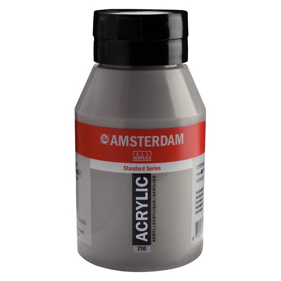 710 Neutraalgrijs 1 liter Acryl 1000ml pot Amsterdam