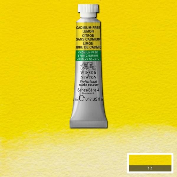 Cadmium FREE Lemon 5ml 898 S4 Artist's Aquarel Winsor & Newton