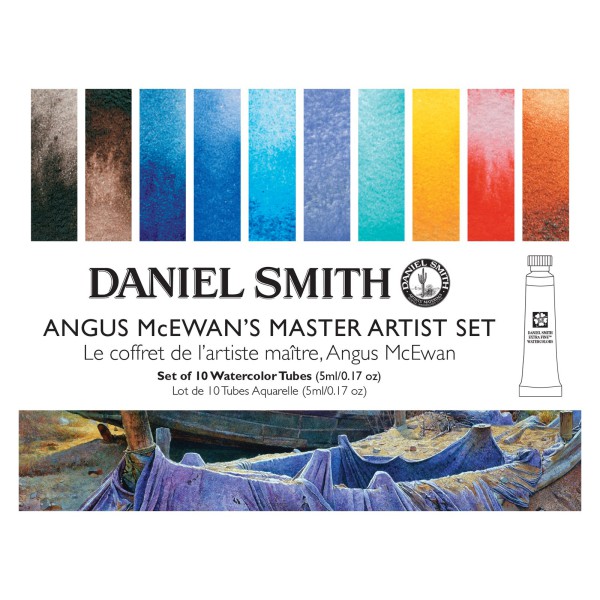 Angus McEwan's Master Artist Watercolor Set Daniel Smith set 10 tubes 5ml