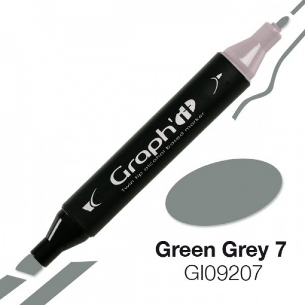 Graph'it marker 9207 Green Grey 7