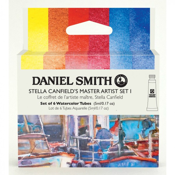 Stella Canfield's Master Set 1 Artist Watercolor Daniel Smith set 6 tubes 5ml
