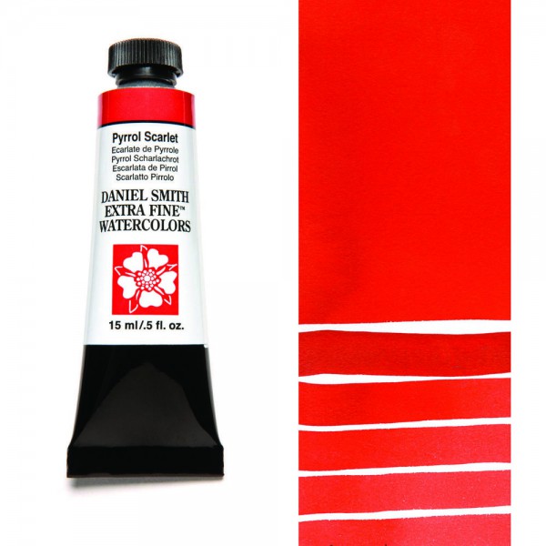 Pyrrol Scarlet Serie 3 Watercolor 15 ml. Daniel Smith