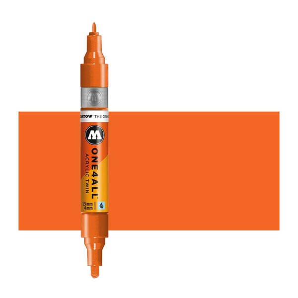 Dare Orange Twin Marker One4All Molotow
