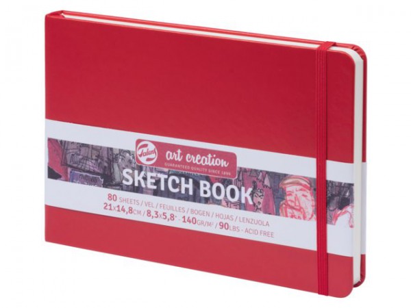 Schetsboekje Rood A5 21x14,8 cm Talens ArtCreation