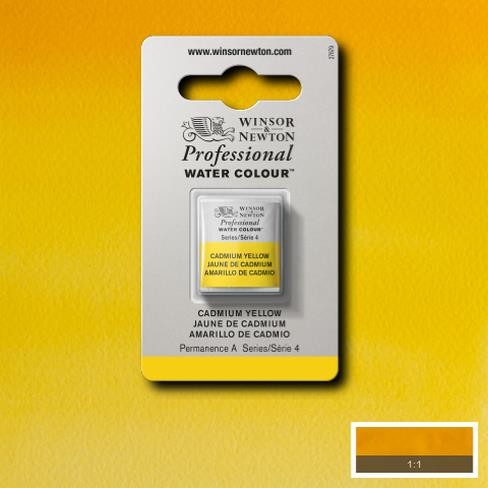 Cadmium Yellow napje 108 S4 Artist's Aquarel Winsor & Newton