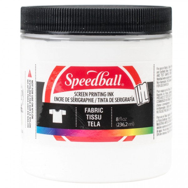 Zeefdruk inkt wit voor textiel 236ml Pot Speedball