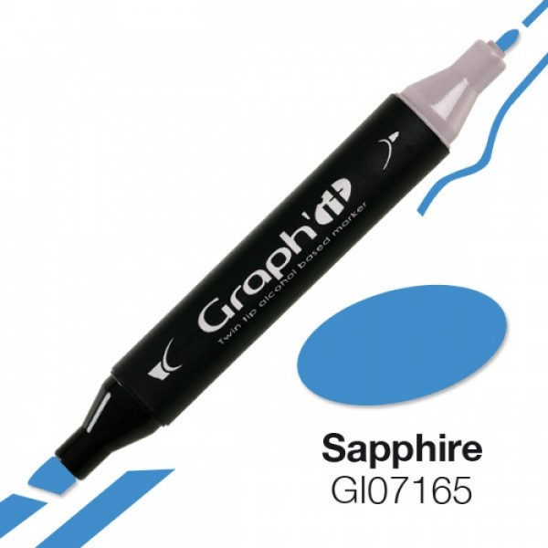 Graph'it marker 7165 Sapphire