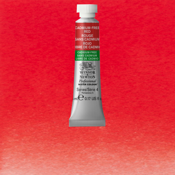 Cadmium FREE Red 5ml 901 S4 Artist's Aquarel Winsor & Newton