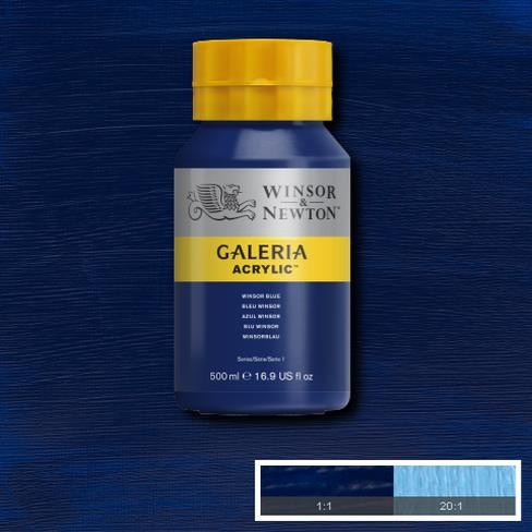 Galeria Acryl 500ml 706 S1 Winsor Blue