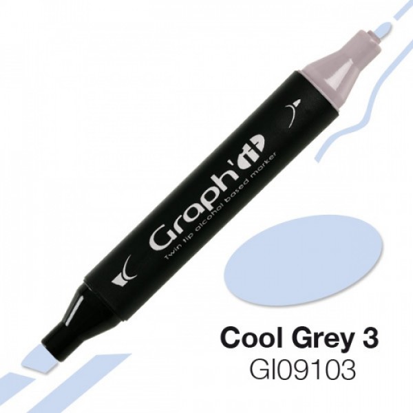Graph'it marker 9103 Cool Grey 3