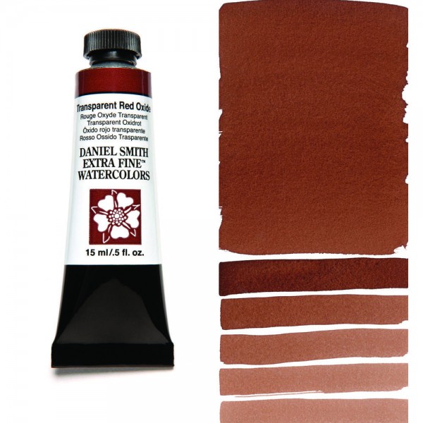Transparent Red Oxide Serie 1 Watercolor 15 ml. Daniel Smith