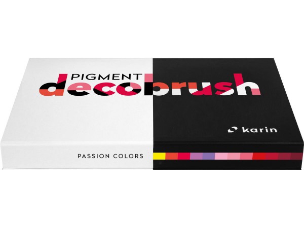 Passion Colors Set 12 Pigment Decobrush Karin Acrylverfstift
