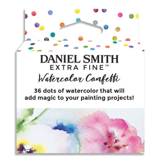 Watercolor Confetti 36 dots cards Daniel Smith