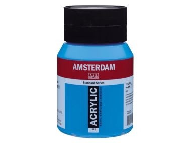 Amsterdam Acryl 500ml 582 Mangaan Blauw