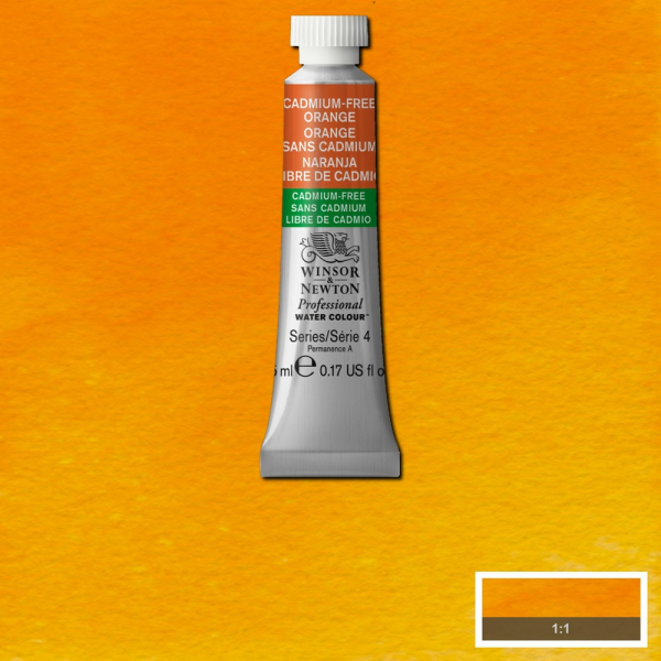 Cadmium FREE Orange 5ml 899 S4 Artist's Aquarel Winsor & Newton