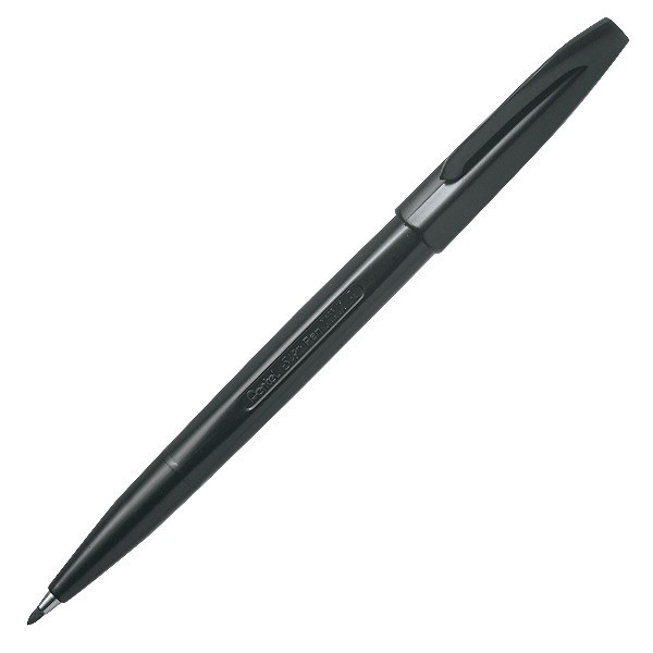 Pentel Sign Pen Zwart (stevige punt)
