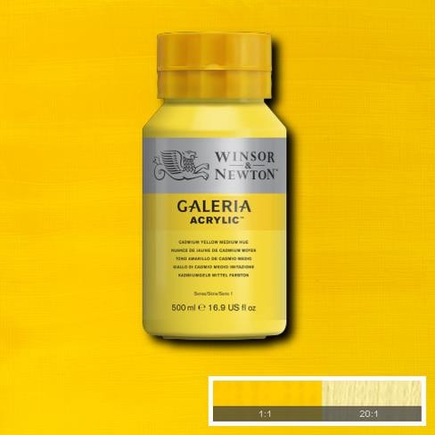 Galeria Acryl 500ml 120 S1 Cadmium Yellow Medium Hue