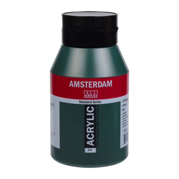 623 Sapgroen 1 liter Acryl 1000ml pot Amsterdam