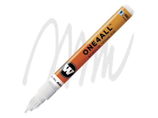 127HS 1.5mm SIGNAL WHITE Molotow One4All Acryl Marker