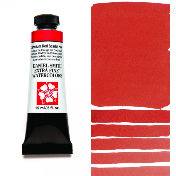 Cadmium Red Scarlet Hue Serie 3 Watercolor 15 ml. Daniel Smith
