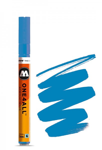 127HS 2mm SHOCK BLUE MIDDLE Acrylmarker Molotow One4All