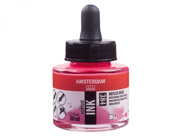 Reflexrose 384 Amsterdam Acryl Inkt 30 ml.