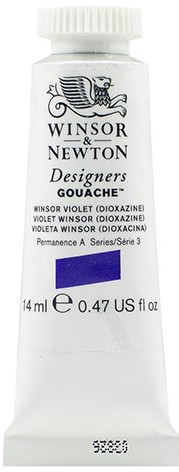 WINSOR VIOLET (Dioxazine) 733 14 ml.S3 Designers Gouache Winsor & Newton