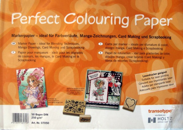 Perfect Colouring marker Paper 250gr 50 vel A4