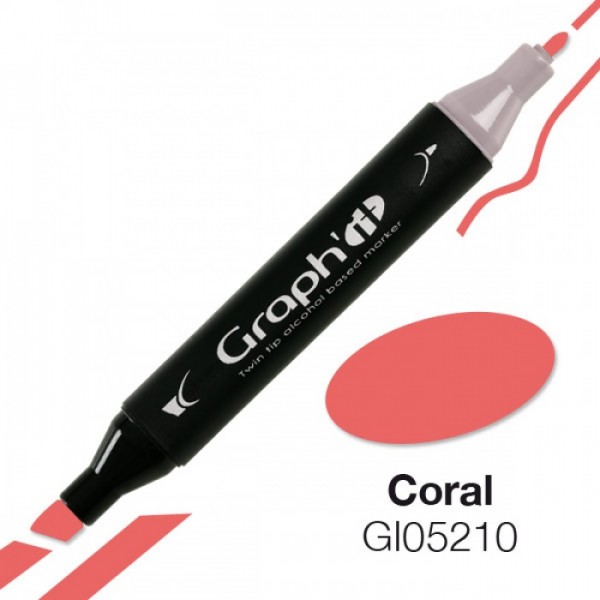 Graph'it marker 5210 Coral