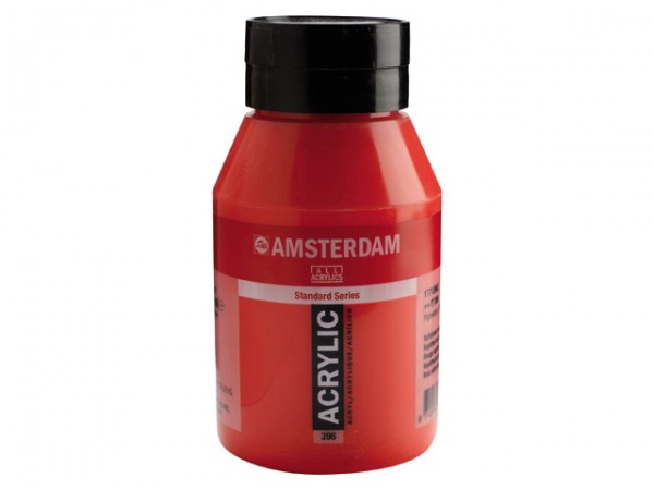 396 Naftolrood Middel 1 liter Acryl 1000ml pot Amsterdam