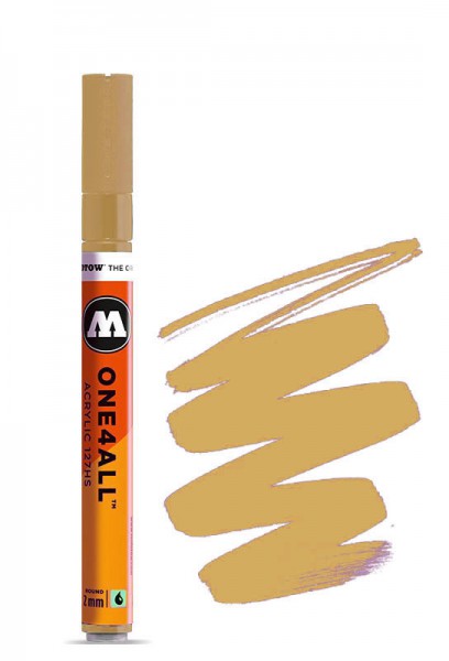 127HS 2mm OCHRE BROWN Acrylmarker Molotow One4All