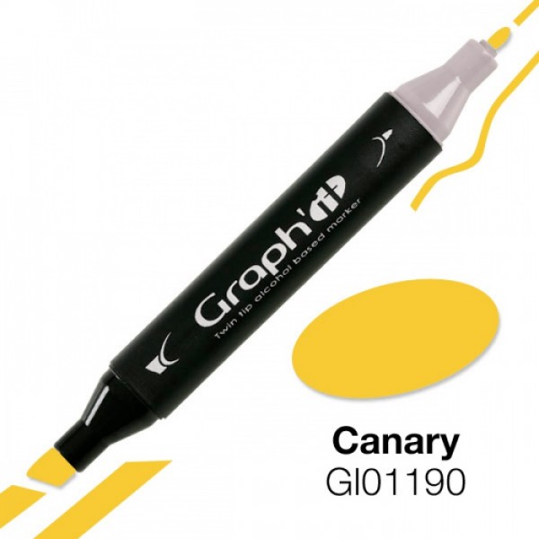 Graph'it marker 1190 Canary Alcohol Marker