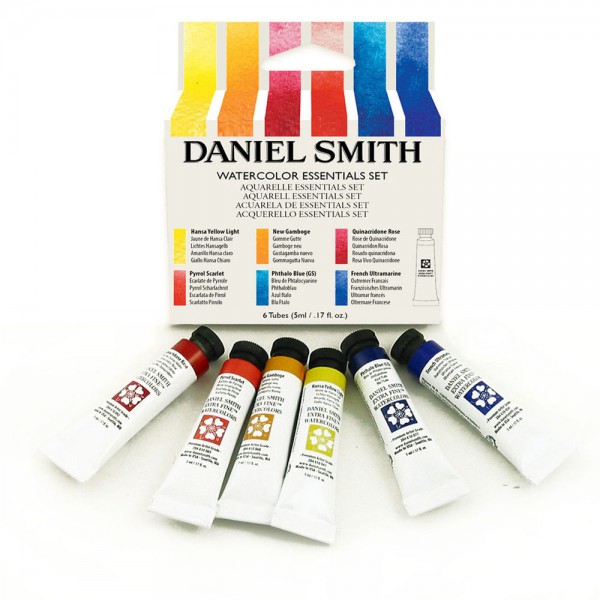 Essentials Introductory Watercolor Set Daniel Smith set 6 tubes 5ml