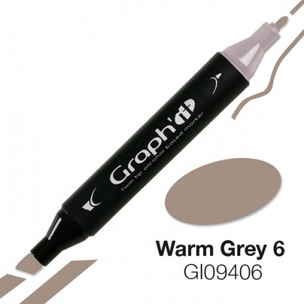Graph'it marker 9406 Warm Grey 6