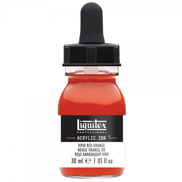 Liquitex Ink! 30ml Vivid Red Orange