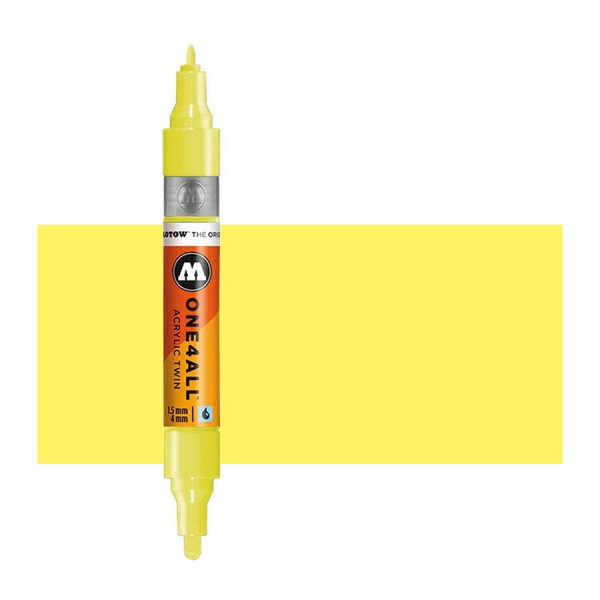 Neon Yellow Twin Marker One4All Molotow