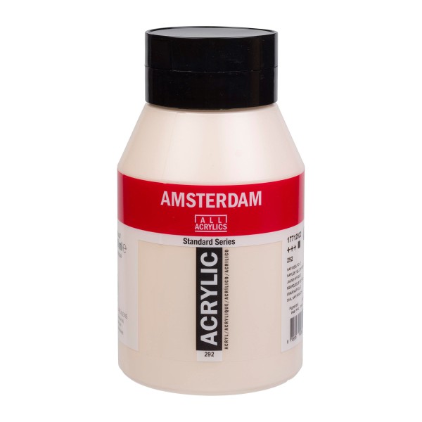 292 Napelsgeel Rood Licht 1 liter Acryl 1000ml pot Amsterdam