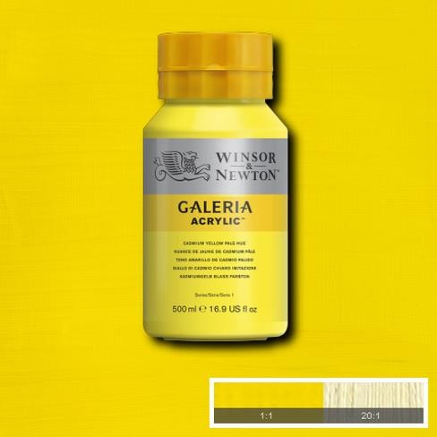 Galeria Acryl 500ml 114 S1 Cadmium Yellow Pale Hue