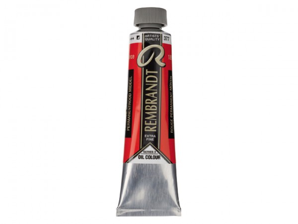 Permanentrood middel 377 S3 40ml Rembrandt Olieverf
