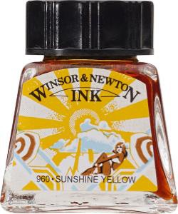 Teken Inkt 14ml Sunshine Yellow Winsor & Newton